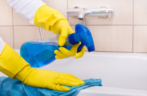 Local rug cleaning service maintaining home freshness